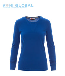 T-shirt de travail femme manches longues, coupe droite en coton - PINETA LADY PAYPER