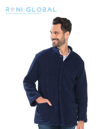 Polaire de travail unisexe manches longues en polyester 2 poches - RAPHAEL REMI CONFECTION