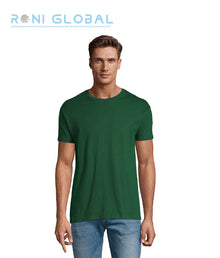 T-shirt de travail unisexe manches courtes, col rond, en jersey coton semi-peigné - REGENT SOL'S