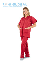 Pantalon de travail médical unisexe taille élastiquée, en coton/polyester - PACO PBV