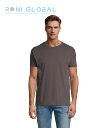 T-shirt de travail unisexe manches courtes, col rond, en jersey coton semi-peigné - REGENT SOL'S