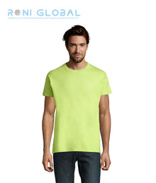 T-shirt de travail homme manches courtes, col rond, en jersey coton semi-peigné - IMPERIAL SOL'S