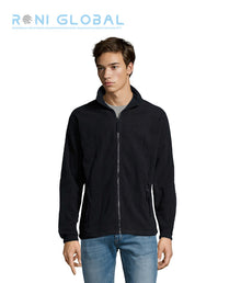 Veste de travail homme micro polaire, anti-bouloche, coupe ajustée, en polyester 2 poches - NORTH SOL'S