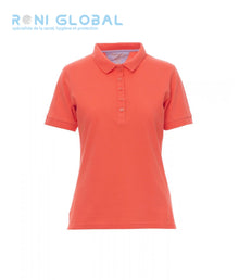 Polo de travail femme manches courtes, coupe droite en coton - GLAMOUR PAYPER