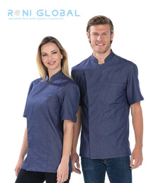 Veste de cuisine unisexe manches courtes 3 poches - LOIS REMI CONFECTION