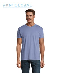 T-shirt de travail homme manches courtes, col rond, en jersey coton semi-peigné - IMPERIAL SOL'S