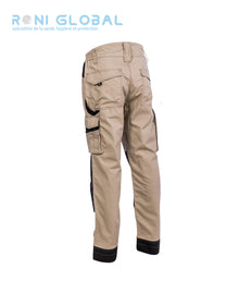 Pantalon de travail avec protection genoux en coton/polyester + renforts Oxford  7 poches TYPE 2 - OROSI COVERGUARD