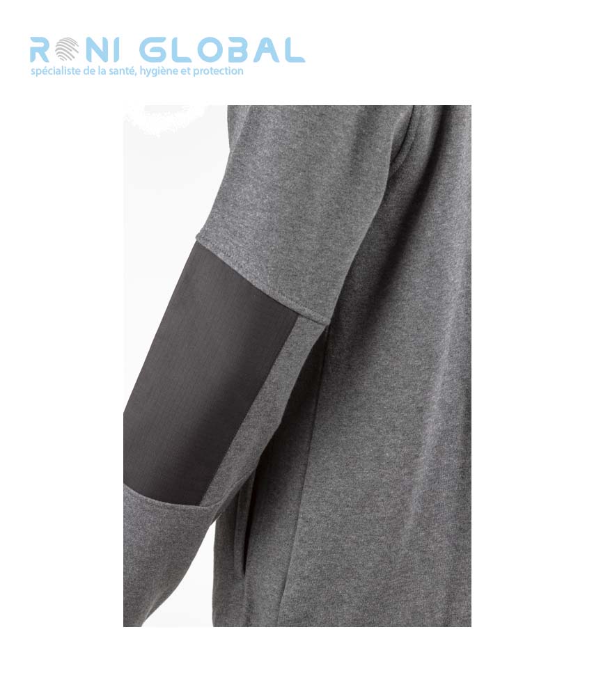 Veste de travail thermique avec coudières anti-abrasion en Molleton coton/polyester 5 poches - MIKAN COVERGUARD