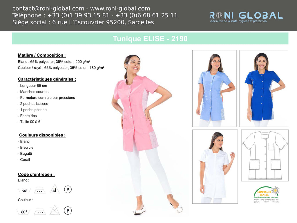ELISE Blouse (Plusieur Couleurs Disponibles)