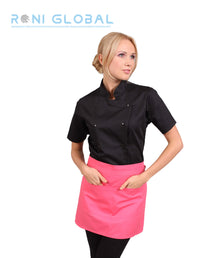 Tablier de service sans bavette en coton/polyester 2 poches - MANGUE REMI CONFECTION