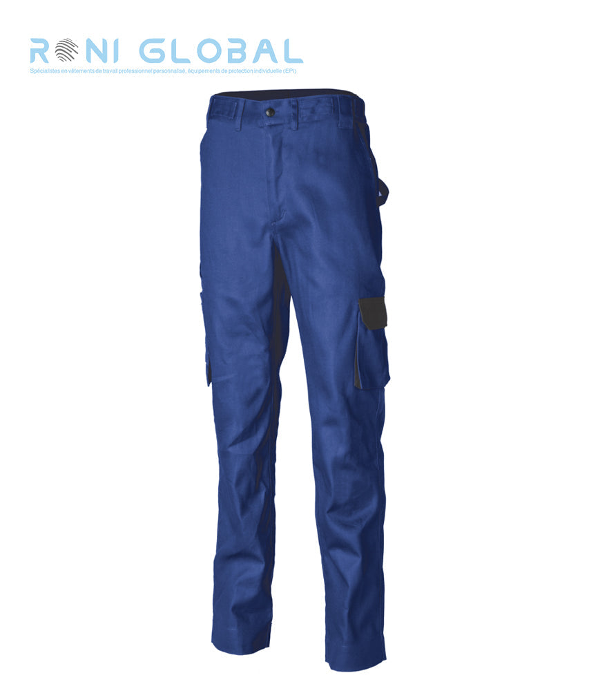 Pantalon de travail en coton coupe confort 6 poches - COMMANDER COVERGUARD