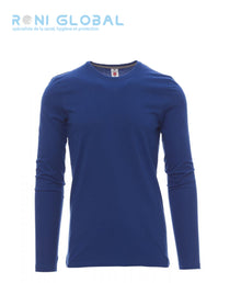T-shirt de travail homme manches longues, coupe droite en coton - PINETA PAYPER
