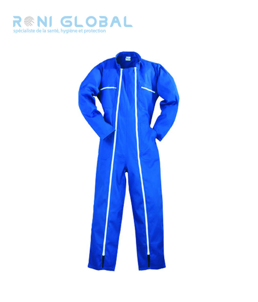 Combinaison de travail bricolage en polyester/coton 6 poches - FACTORY COVERGUARD