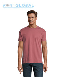 T-shirt de travail homme manches courtes, col rond, en jersey coton semi-peigné - IMPERIAL SOL'S