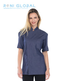 Veste de cuisine unisexe manches courtes 3 poches - LOIS REMI CONFECTION