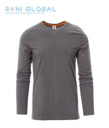 T-shirt de travail homme manches longues, coupe droite en coton - PINETA PAYPER