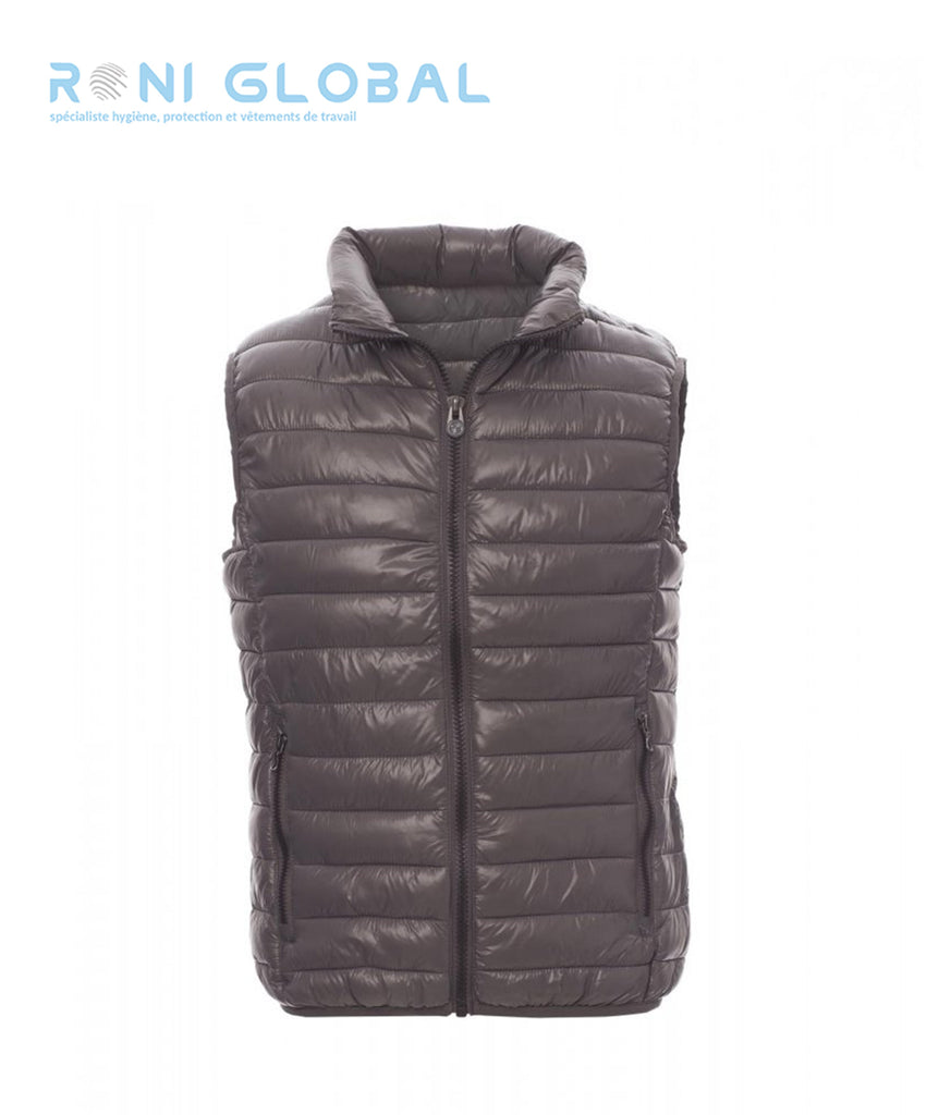 Doudoune / gilet de travail homme imperméable et anti-froid en nylon rembourrage polyester 5 poches - CASUAL PAYPER