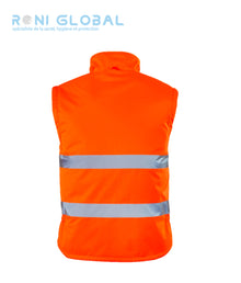 Parka de travail 4en1 haute visibilité anti-froid thermique en polyester enduit polyuréthane CLASS 3 - ROADWAY 4/1 COVERGUARD