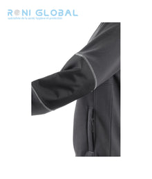 Veste de travail en coton/polyester avec coudes renforcés en Oxford et 4 poches - KIJI COVERGUARD