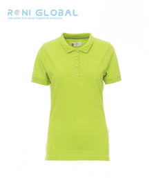 Polo de travail femme manches courtes, coupe droite en coton - VENICE LADY PAYPER