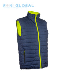 Gilet de sécurité haute visibilité, imperméable et réversible en polyester enduit polyuréthane 5 poches CLASS 2 - YORU COVERGUARD