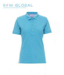 Polo de travail femme manches courtes, coupe droite en coton - GLAMOUR PAYPER