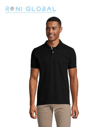 Polo de travail homme manches courtes, coupe ajustée, en maille piquée coton - PORTLAND SOL'S