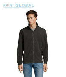 Veste de travail homme micro polaire, anti-bouloche, coupe ajustée, en polyester 2 poches - NORTH SOL'S