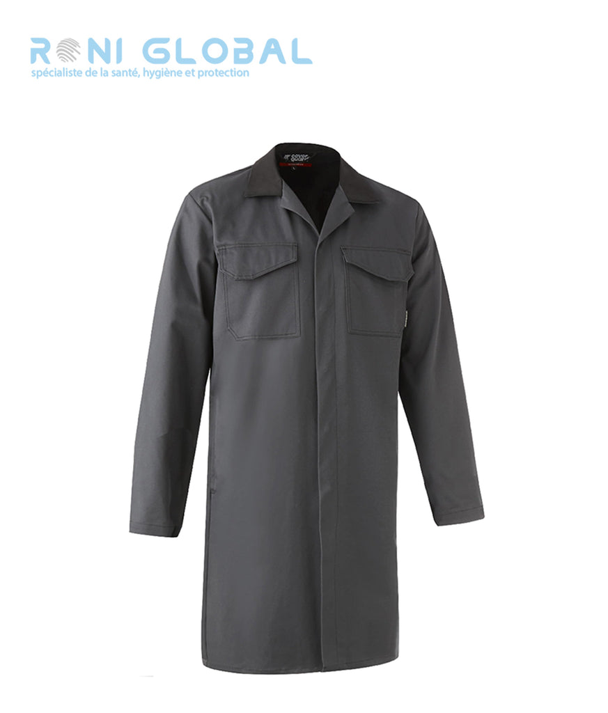 Blouse de travail en coton/polyester sans métal 4 poches - IRAZU COVERGUARD