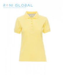 Polo de travail femme manches courtes, coupe droite en coton - GLAMOUR PAYPER