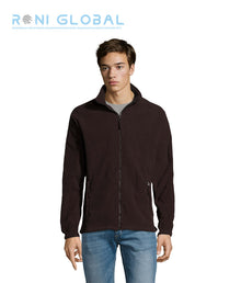 Veste de travail homme micro polaire, anti-bouloche, coupe ajustée, en polyester 2 poches - NORTH SOL'S