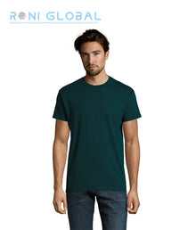 T-shirt de travail homme manches courtes, col rond, en jersey coton semi-peigné - IMPERIAL SOL'S