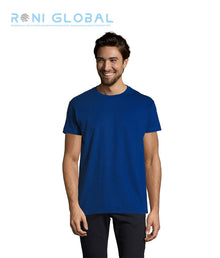 T-shirt de travail homme manches courtes, col rond, en jersey coton semi-peigné - IMPERIAL SOL'S