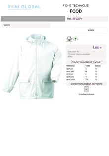 FOOD Veste