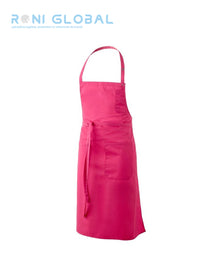 Tablier de service à bavette unisexe réglable en coton/polyester 2 poches - LOTI ROBUR
