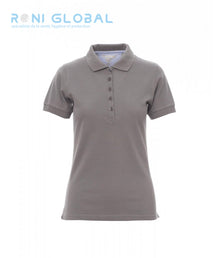 Polo de travail femme manches courtes, coupe droite en coton - GLAMOUR PAYPER