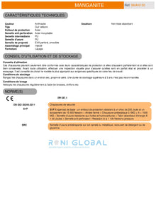 Chaussure basse de sécurité bricolage et logistique S1P SRC CE - MANGANITE COVERGUARD