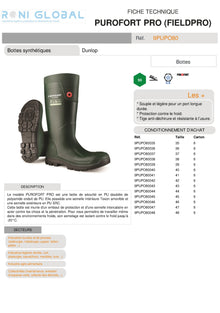 Botte de sécurité antidérapant verte S5 CI SRC SRA - PUROFORT PRO COVERGUARD