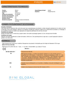 Botte de sécurité anti-perforation sans métal S3 SRC - PYROPE COVERGUARD