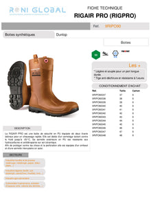 Botte de sécurité synthétique anti-froid S5 SRA SRC - RIGAIR PRO (RIGPRO) COVERGUARD