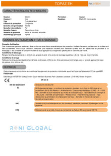 Chaussure montante de sécurité en cuir S3 HRO SRC - TOPAZ EH COVERGUARD