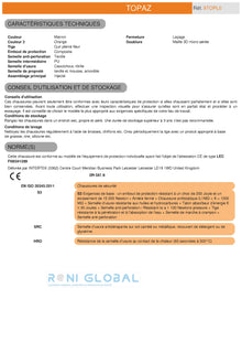 Chaussure basse de sécurité antidérapant S3 HRO SRC - TOPAZ COVERGUARD