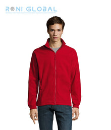 Veste de travail homme micro polaire, anti-bouloche, coupe ajustée, en polyester 2 poches - NORTH SOL'S