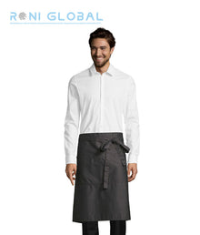 Tablier de service en coton/polyester 2 poches - GREENWICH SOL'S