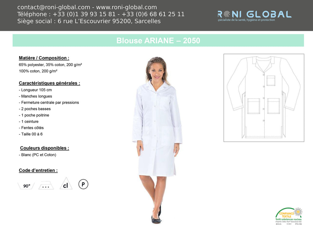 ARIANE Blouse Longue