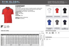 Polo de travail homme manches courtes, coupe droite en coton et polyester 1 poche - COMPANY PAYPER