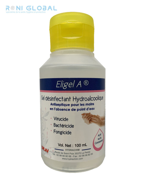 Gel hydroalcooliques mains 100ml (Carton de 8 gels)