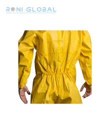 Combinaison de protection contamination radioactive sous forme de particules, agents infectieux en polyéthylène laminé et couches de polypropylène TYPE 3-4-5B-6 - 3X60 COVERGUARD