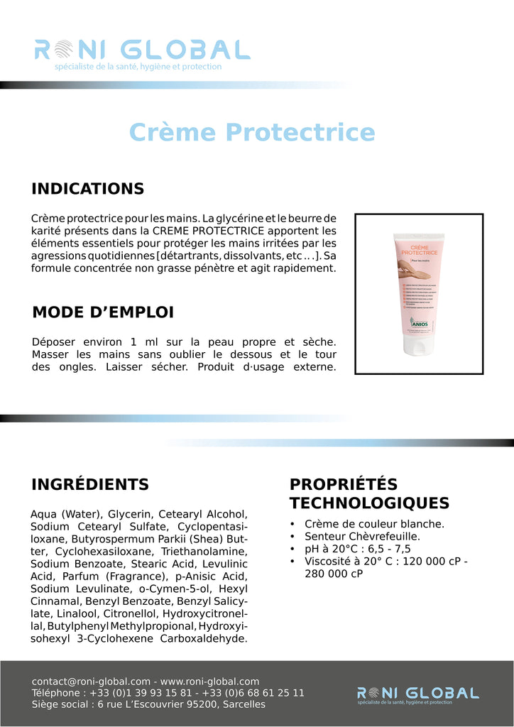 Crème Protectrice Anios 100ML