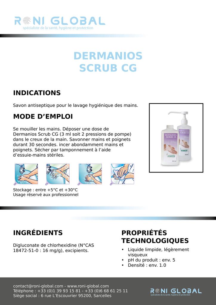 Dermanios Scrub CG 500ML Anios